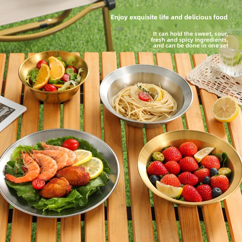 Set da campeggio 4 pezzi in acciaio inossidabile_voghion.com