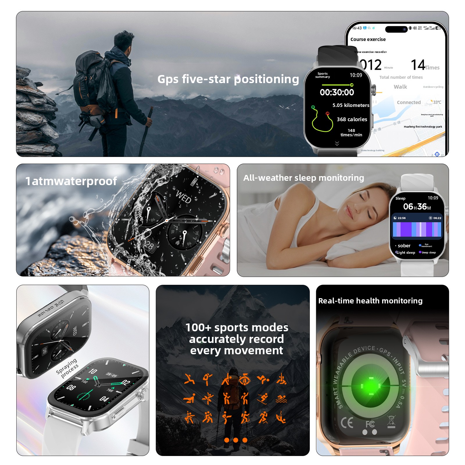 Gps Smartwatch With Bluetooth Calling And Health Tracker_voghion.com