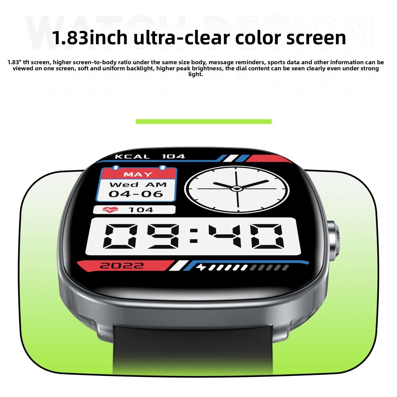 S5 Smartwatch With Bluetooth Calling And Long Battery Life_voghion.com