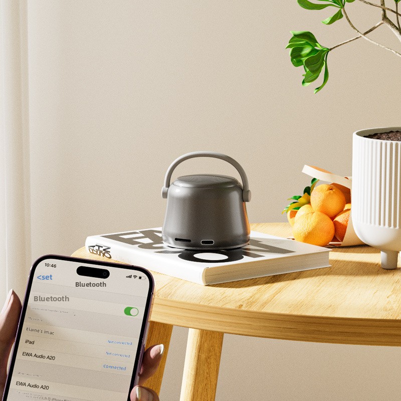 New Outdoor Mini Bluetooth Speaker Creative Shape Heavy Bass Wireless Audio A20 Smart MP3 Player_voghion.com