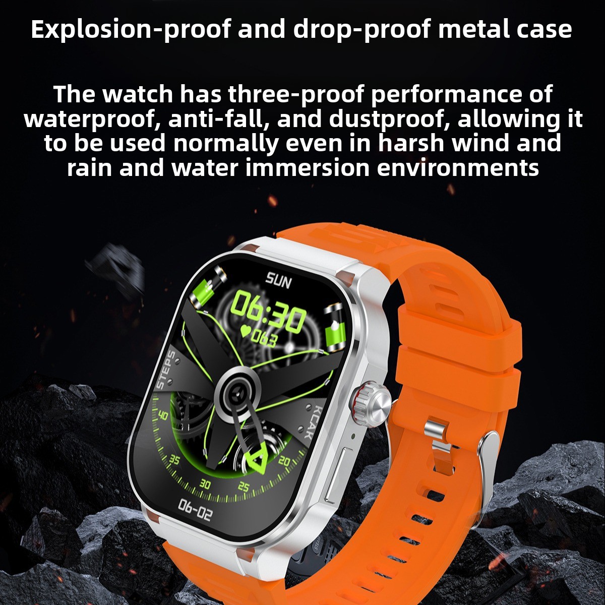 G40 Smart Watch With Bluetooth Calling And Large Metal Screen_voghion.com