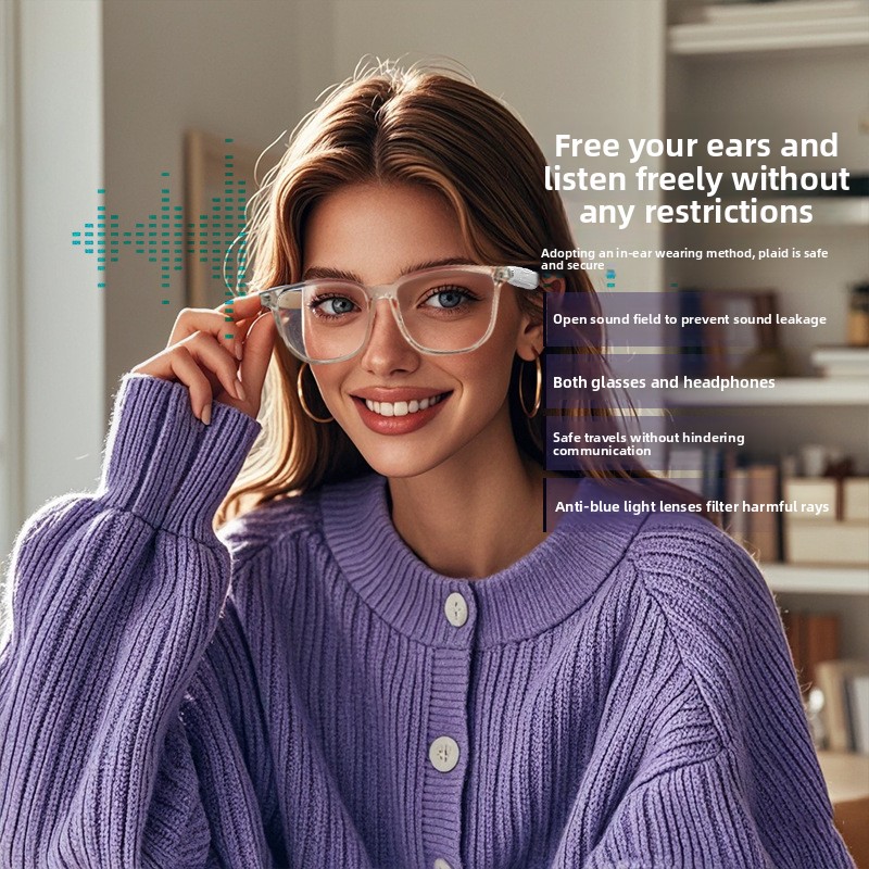Smart Glasses With Bluetooth Audio Uv400 Protection And Camera_voghion.com
