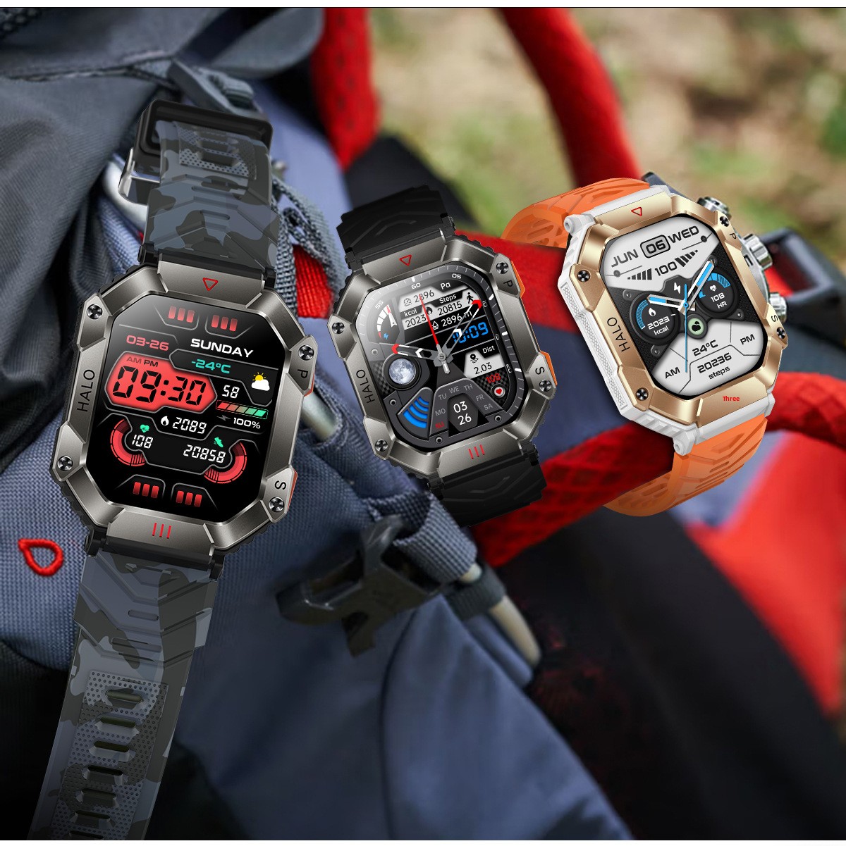 Waterproof Bluetooth Smartwatch With Large Screen And Call Function_voghion.com