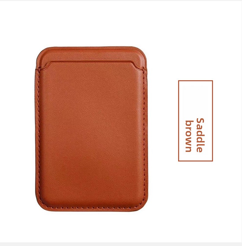 Compatible With IPhone 13 Magnetic Holder, IPhone Pro Official Mag.safe Exclusive Leather 12 Back-stick PU Card Case_voghion.com