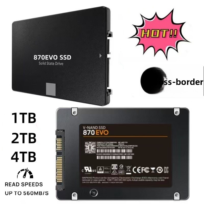Exclusive For Cross-border Sales 2.5-inch Built-in Solid-state 870EVO3.0 High-speed Transmission 1TB/2TB/4TB Expansion_voghion.com