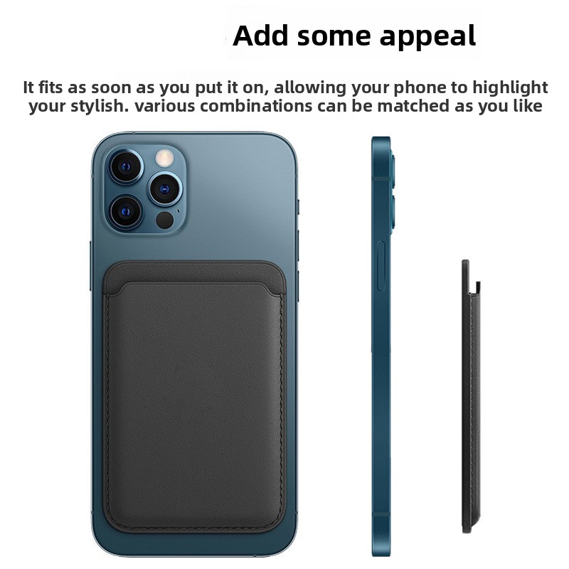 Magnetic Leather Card Case For Iphone 13 And Iphone 13 Pro Magsafe_voghion.com
