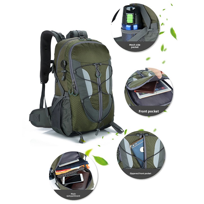 Wasserdichter Wanderrucksack Für Lange Strecken Und Bergsteigen_voghion.com