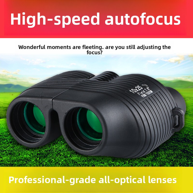 Teräväpiirtoinen monokulaari teleskooppi yönäöllä 10x25_voghion.com