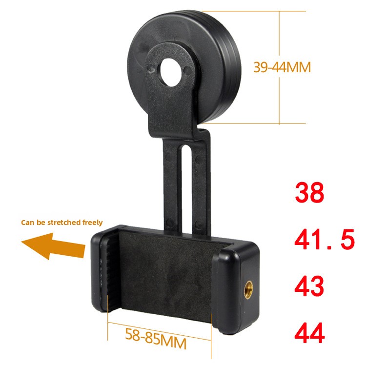 Wholesale Telescope Phone Photography Clamp, Plastic Portable Simple Clip, Universal Bracket Connection Monocular_voghion.com