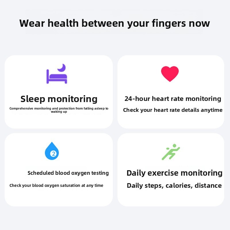 Waterproof Smart Ring With Heart Rate And Blood Oxygen Tracking_voghion.com