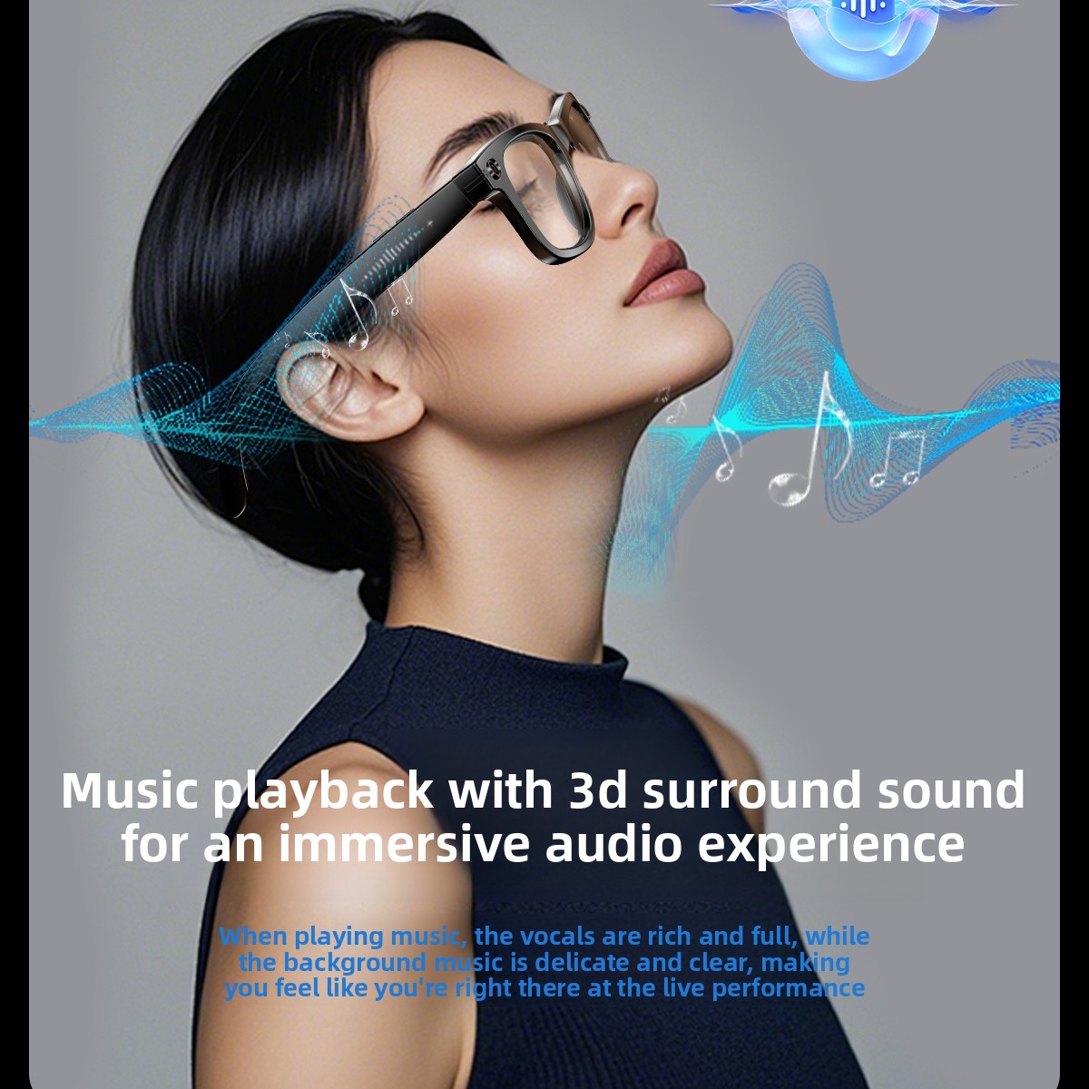 Smart Glasses W610 Ai Translation 800w Camera With Wifi & Audio_voghion.com