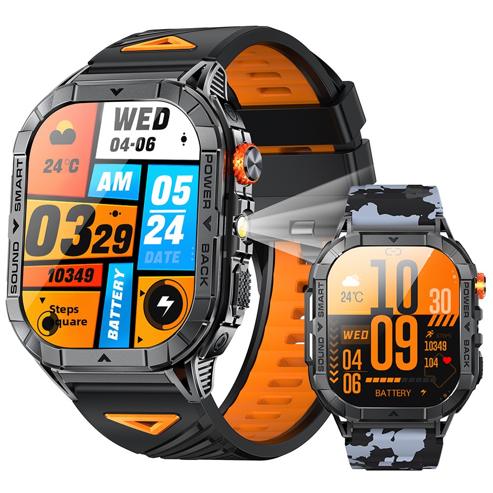 Die neue K70A Smartwatch mit Herzfrequenzmessung, Bluetooth-Anruffunktion, AMOLED-HD-Display, verschiedenen Zifferblättern und Schrittzähler_voghion.com