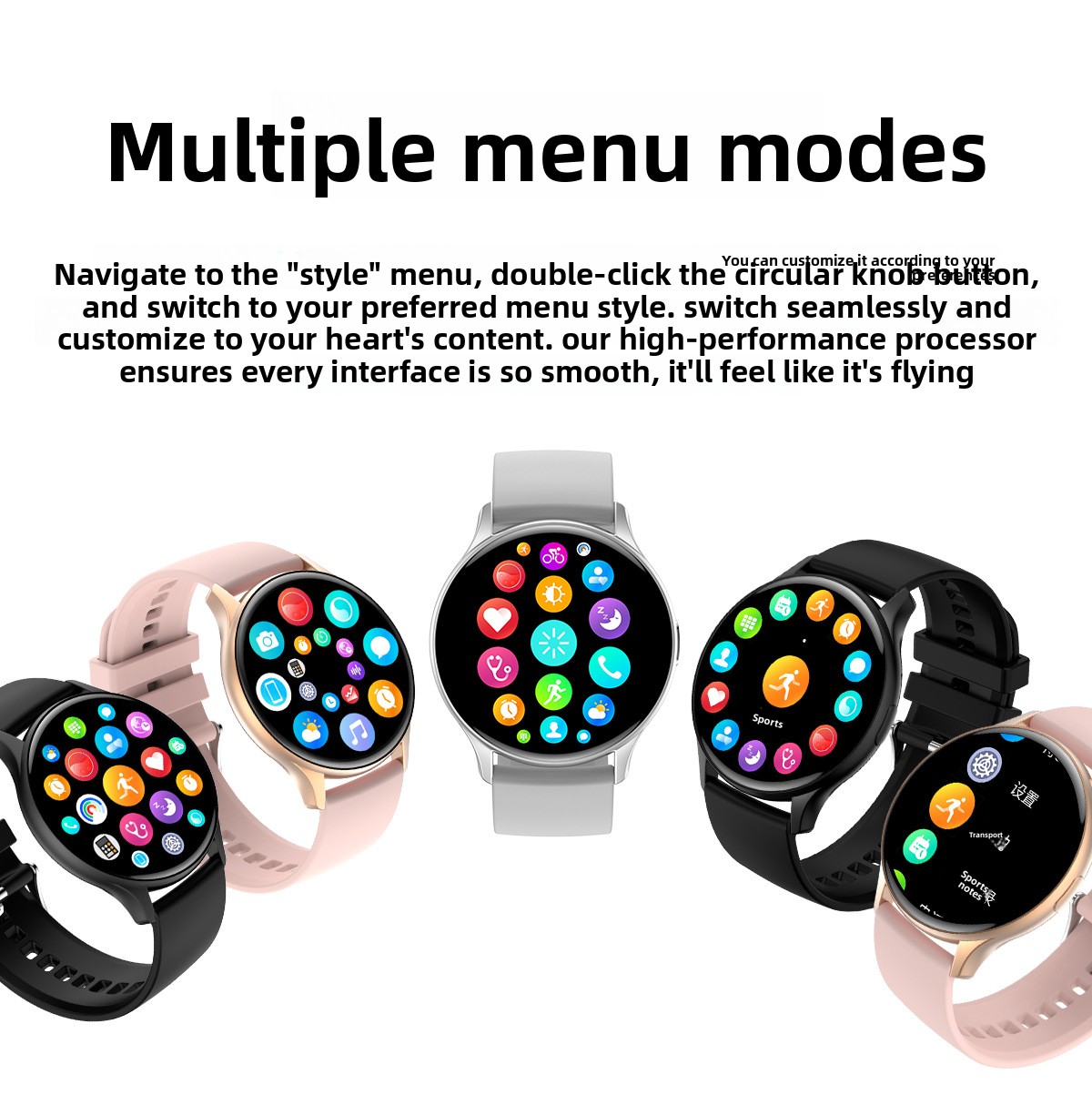 Smartwatch met amoled display bluetooth bellen en hartslagmeter_voghion.com