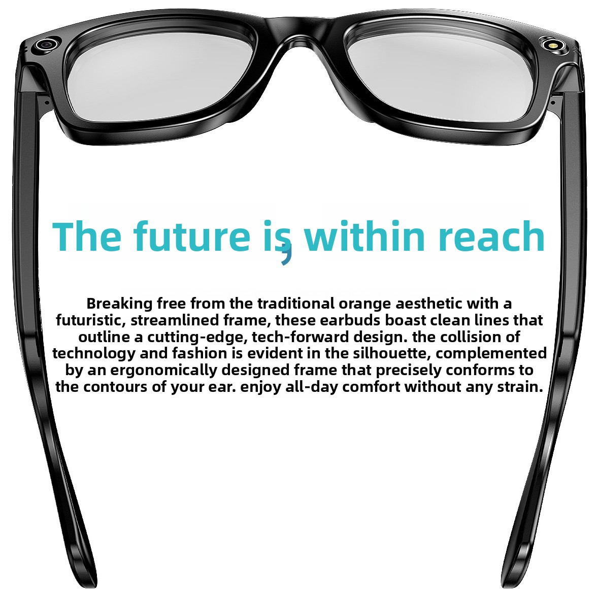 Smart Glasses W610 Ai Translation 800w Camera With Wifi & Audio_voghion.com