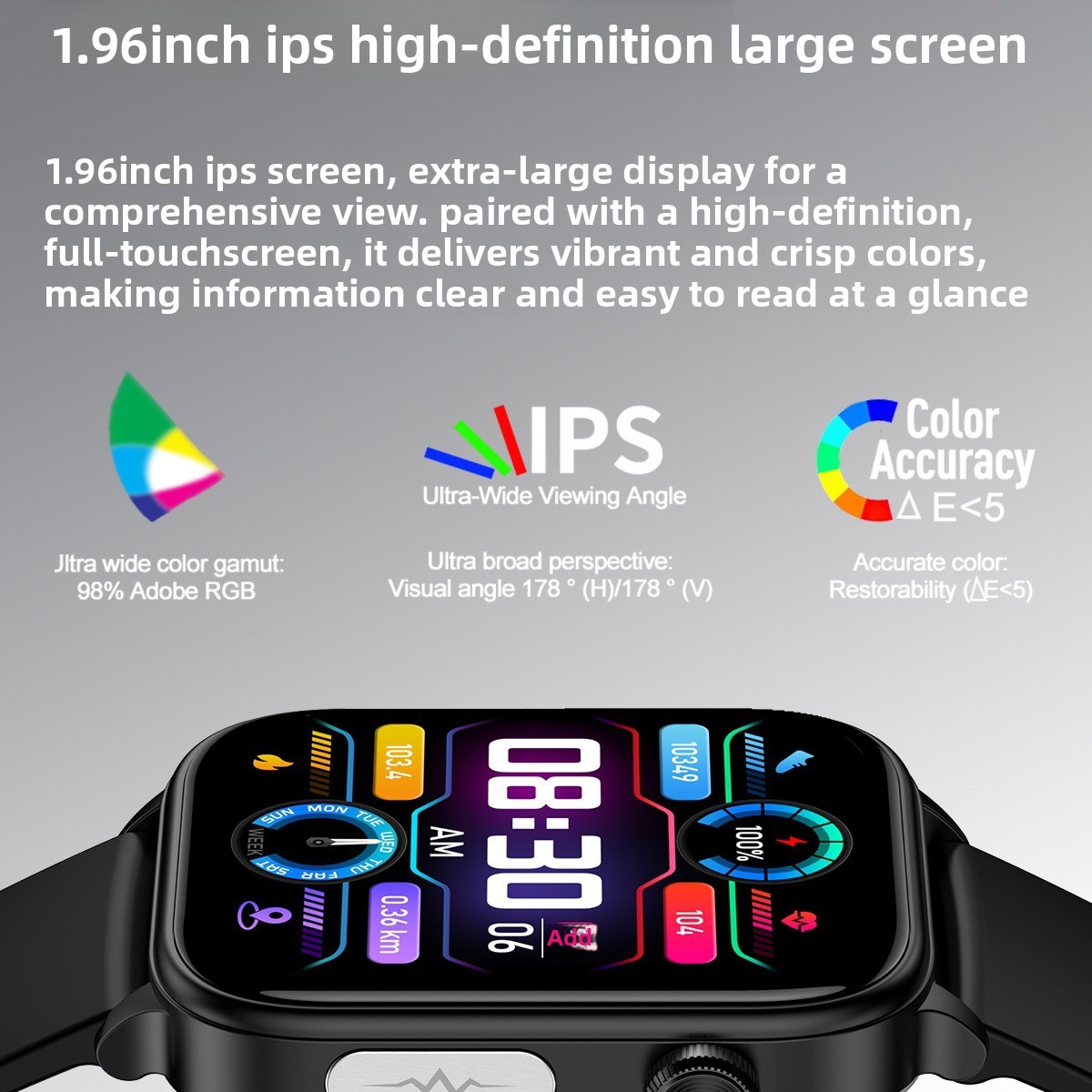 Et570 Smart Watch With Ecg Heart Rate And Bluetooth Calling_voghion.com