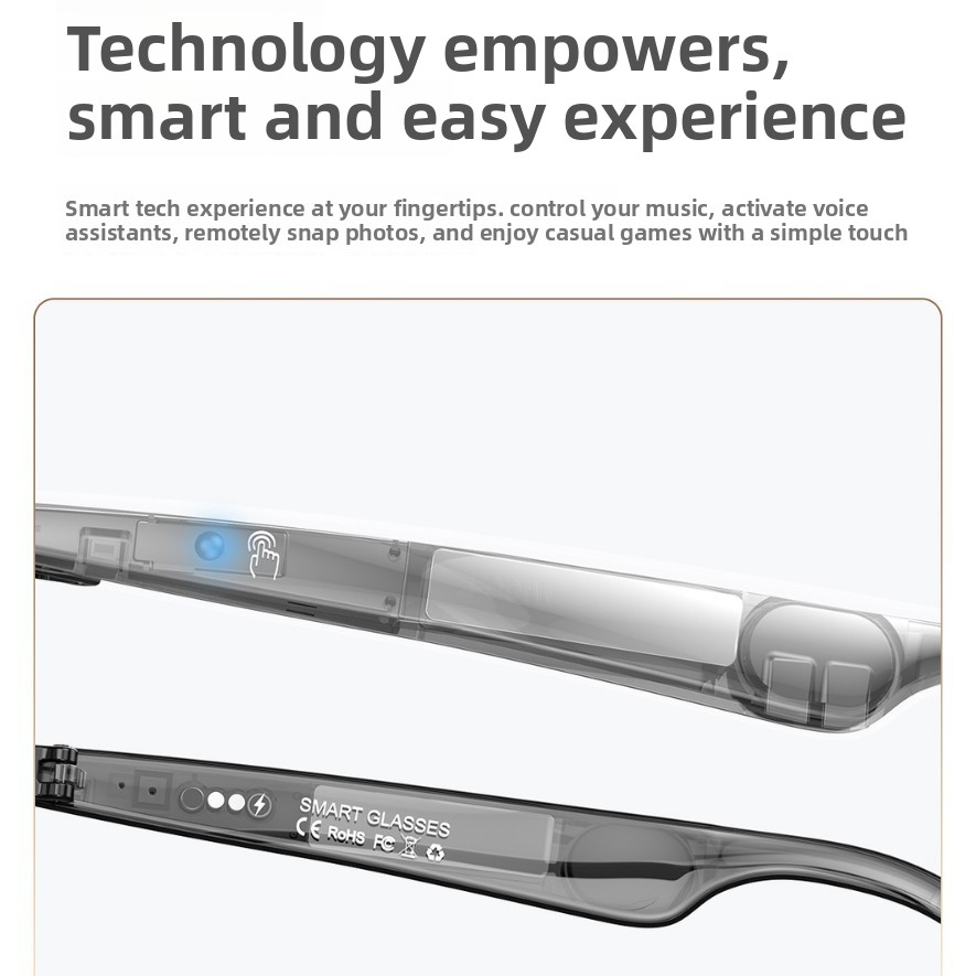 Smart Bluetooth Ai Translation Glasses With Color Changing Lenses_voghion.com