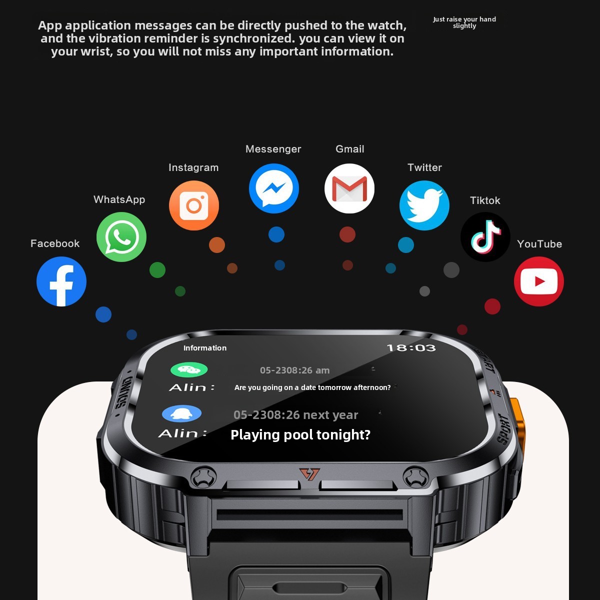 Smartwatch For Men With Bluetooth Calling Heart Rate & Flashlight_voghion.com