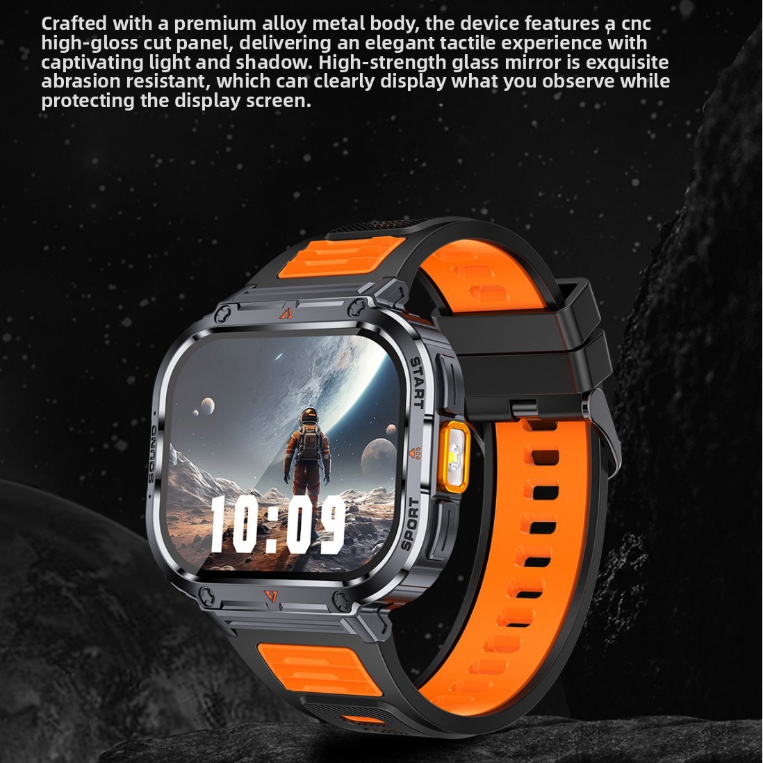 Smartwatch For Men With Bluetooth Calling Heart Rate & Flashlight_voghion.com