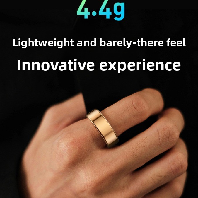 Waterproof Smart Ring With Heart Rate And Blood Oxygen Tracking_voghion.com