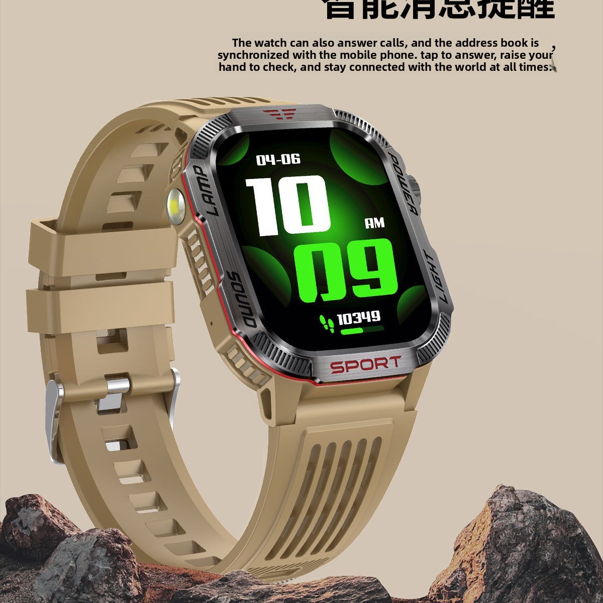 2024 Cross-Border HT29 Smart Watch Bluetooth Call Waterproof Outdoor Men's Encoder Altitude Barometer Compass_voghion.com