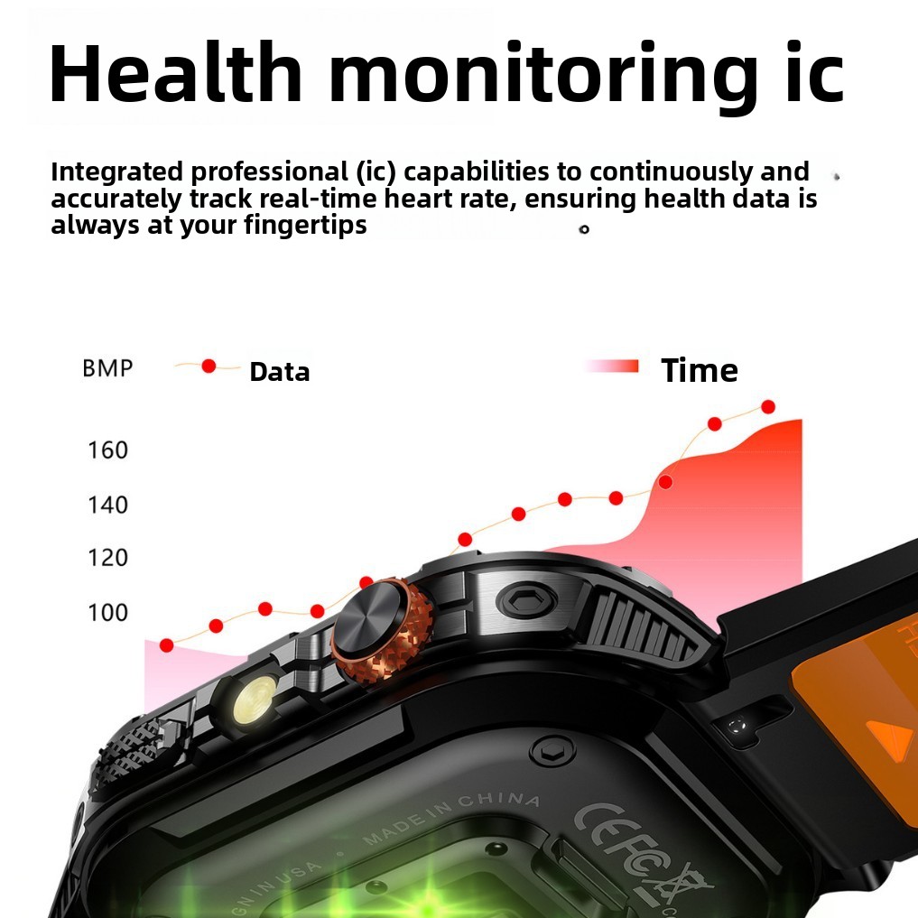 Smartwatch Mit Herzfrequenzmessung Bluetooth-anruf Und Hd-display_voghion.com
