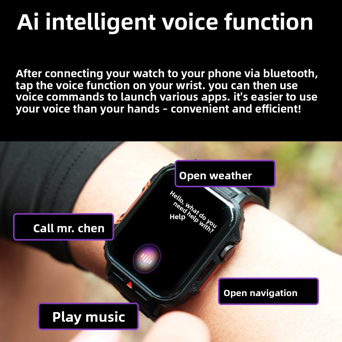 Smart Watch With Bluetooth Calling And Fitness Tracker For Men Women_voghion.com