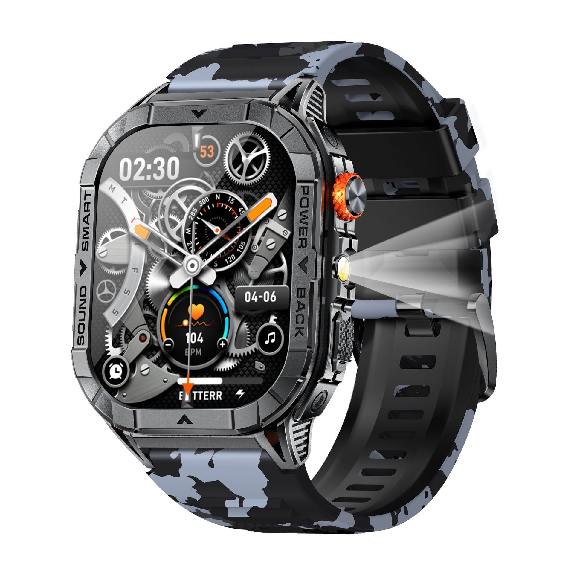 Smartwatch Mit Herzfrequenzmessung Bluetooth-anruf Und Hd-display_voghion.com