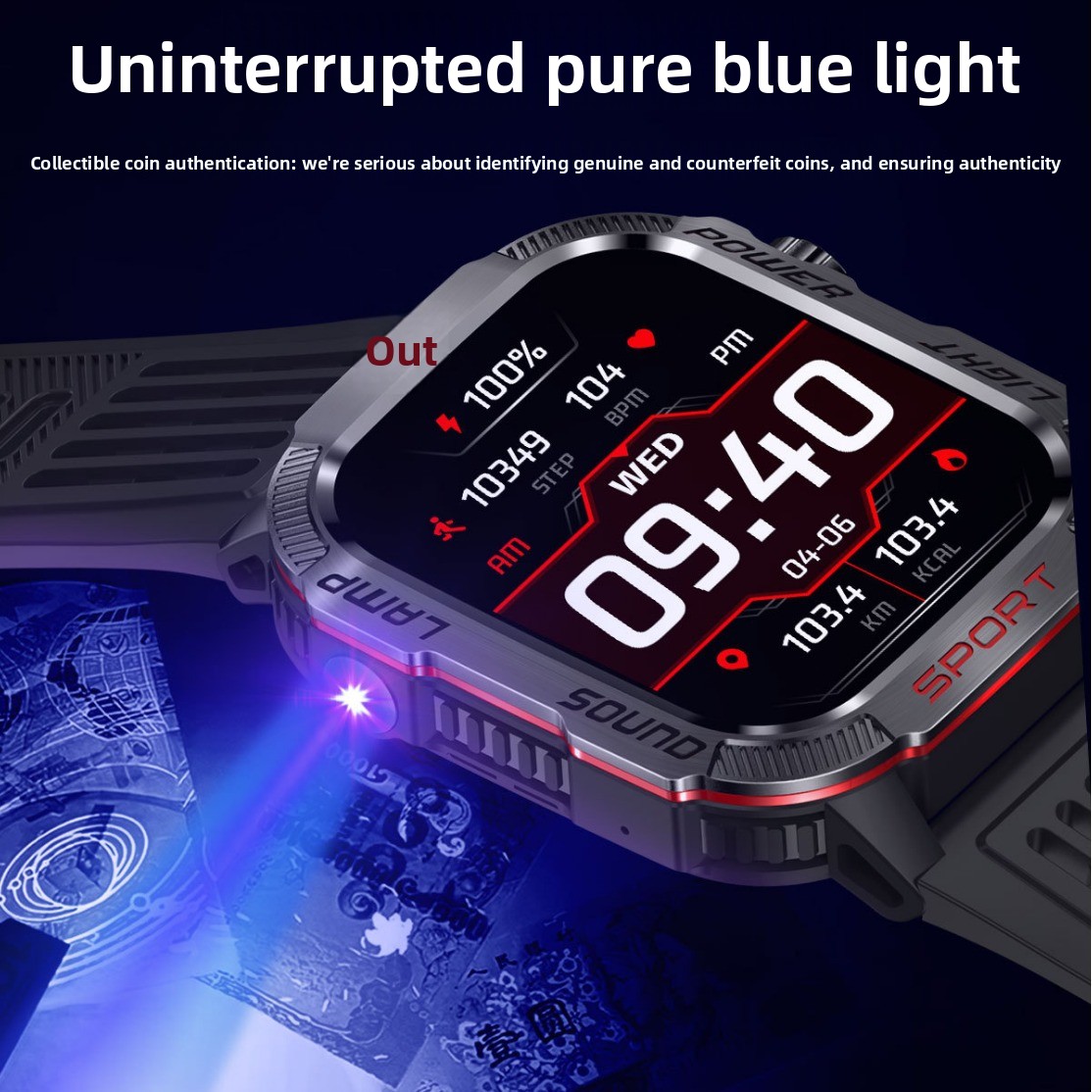 2024 Cross-Border HT29 Smart Watch Bluetooth Call Waterproof Outdoor Men's Encoder Altitude Barometer Compass_voghion.com