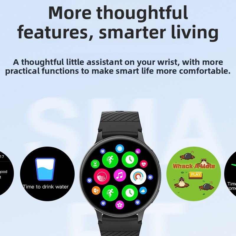 Smartwatch Fir Dammen Mat Bluetooth Uruff An Fitness Tracker_voghion.com