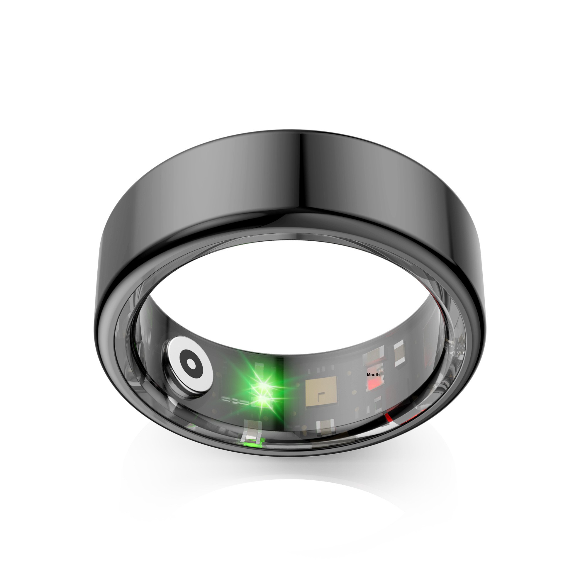 Waterproof Smart Ring With Heart Rate And Blood Oxygen Tracking_voghion.com