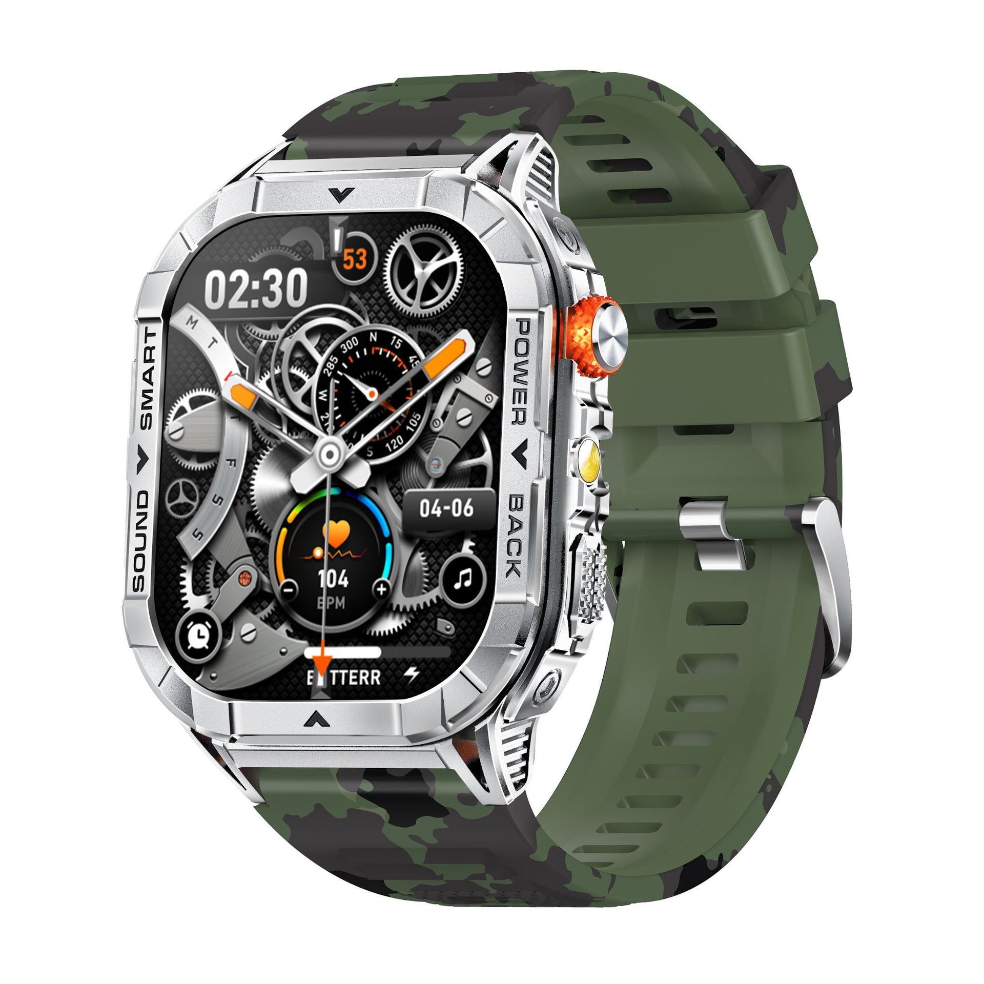 Smartwatch Mit Herzfrequenzmessung Bluetooth-anruf Und Hd-display_voghion.com