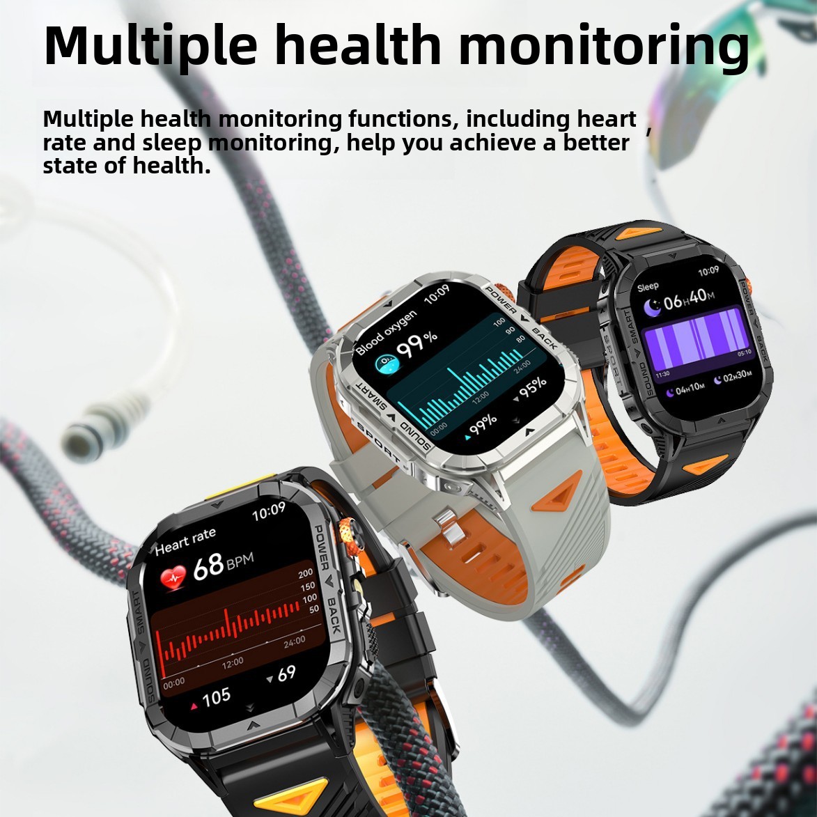 Smartwatch Mit Herzfrequenzmessung Bluetooth-anruf Und Hd-display_voghion.com