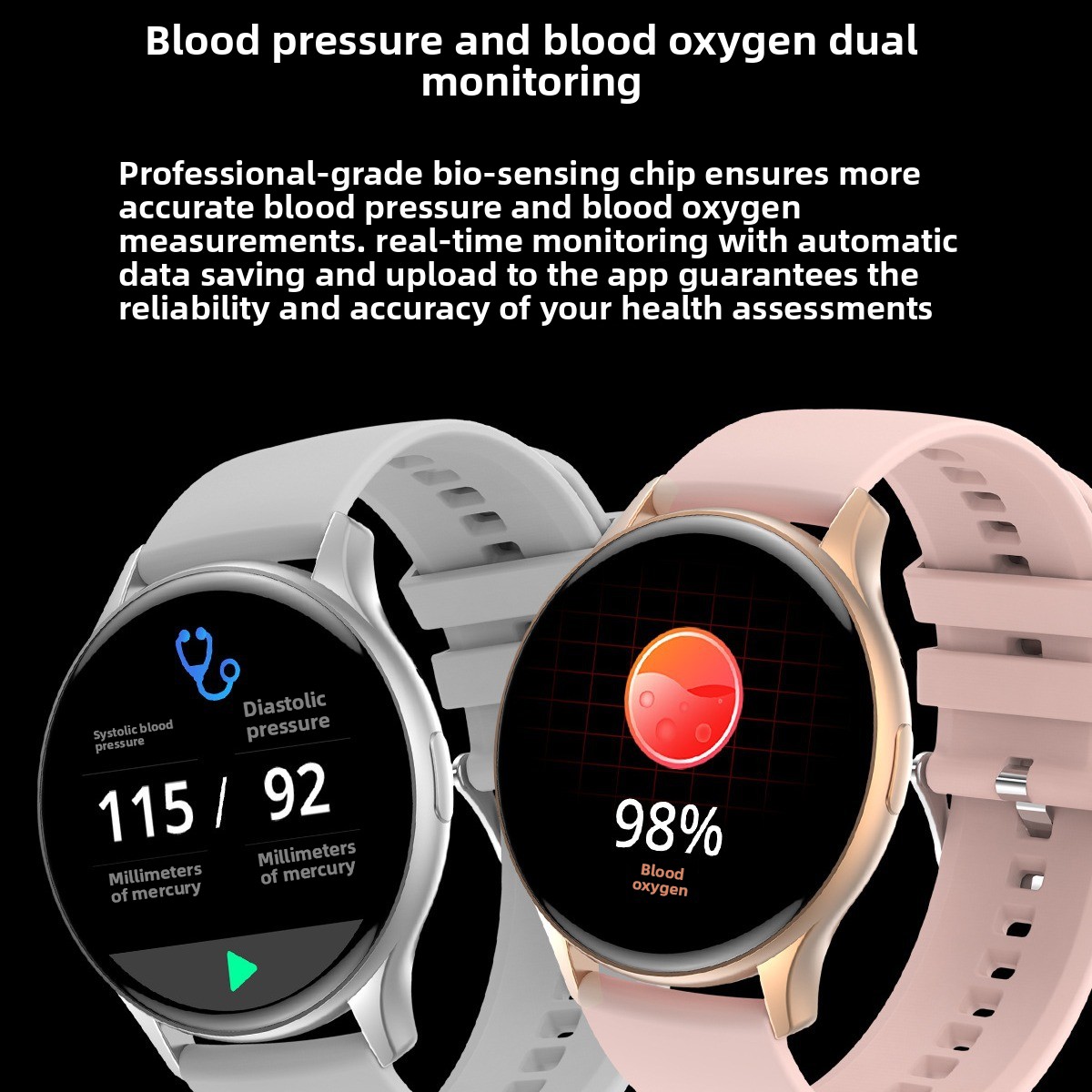 Smartwatch met amoled display bluetooth bellen en hartslagmeter_voghion.com