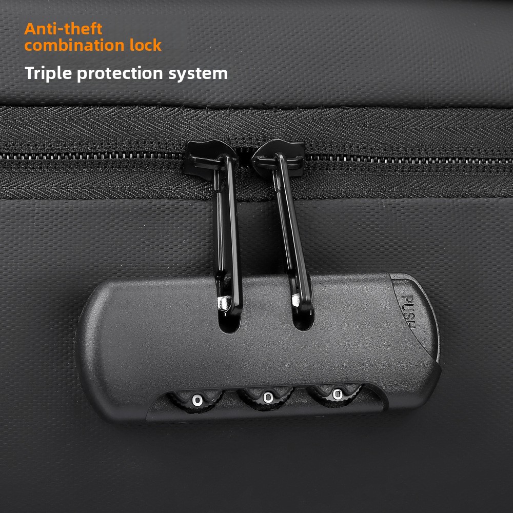Großer Business-Rucksack mit Zahlenschloss für Herren, Laptopfach mit erweiterbarem Stauraum, hochwertige Verarbeitung, leicht_voghion.com