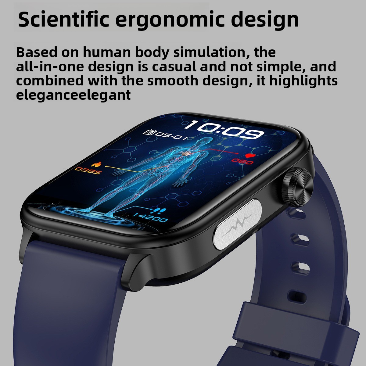 Et570 Smart Watch With Ecg Heart Rate And Bluetooth Calling_voghion.com