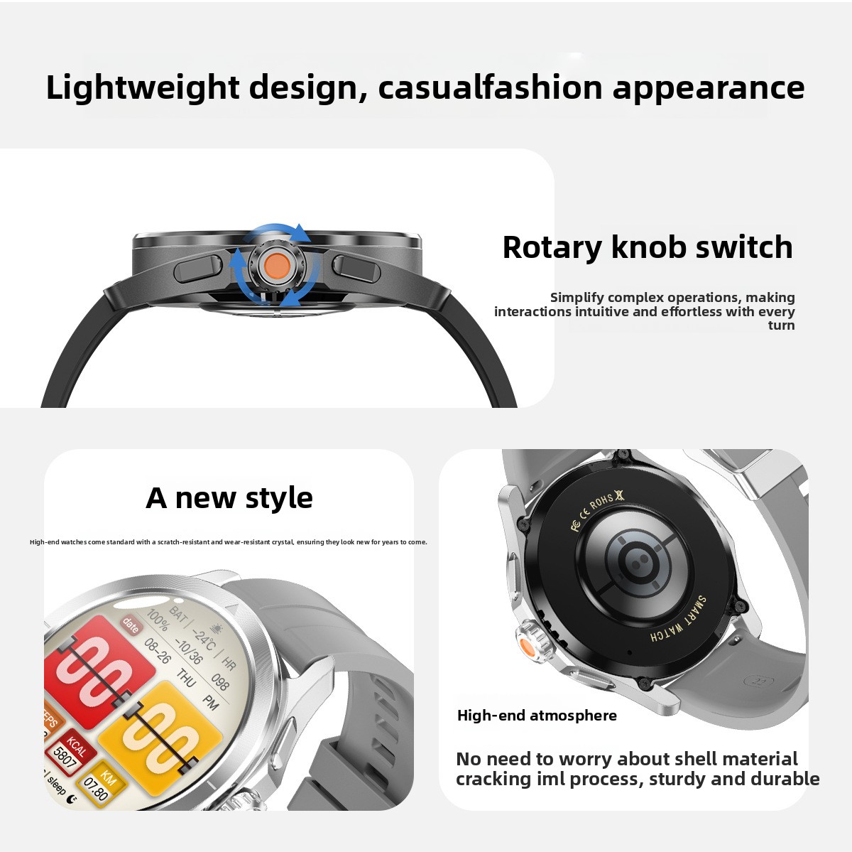 Reloj inteligente con llamadas bluetooth y seguimiento salud_voghion.com