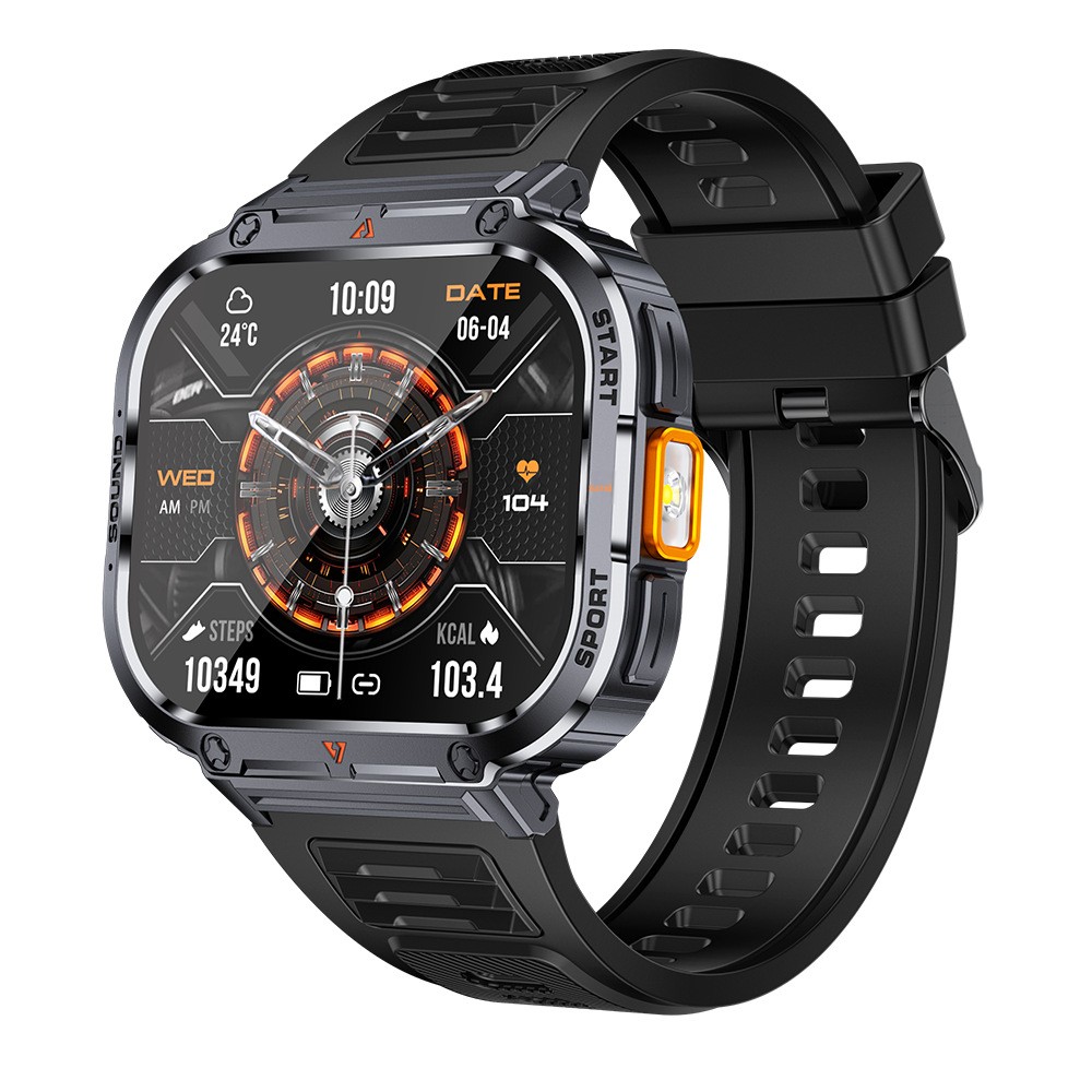 Smartwatch For Men With Bluetooth Calling Heart Rate & Flashlight_voghion.com