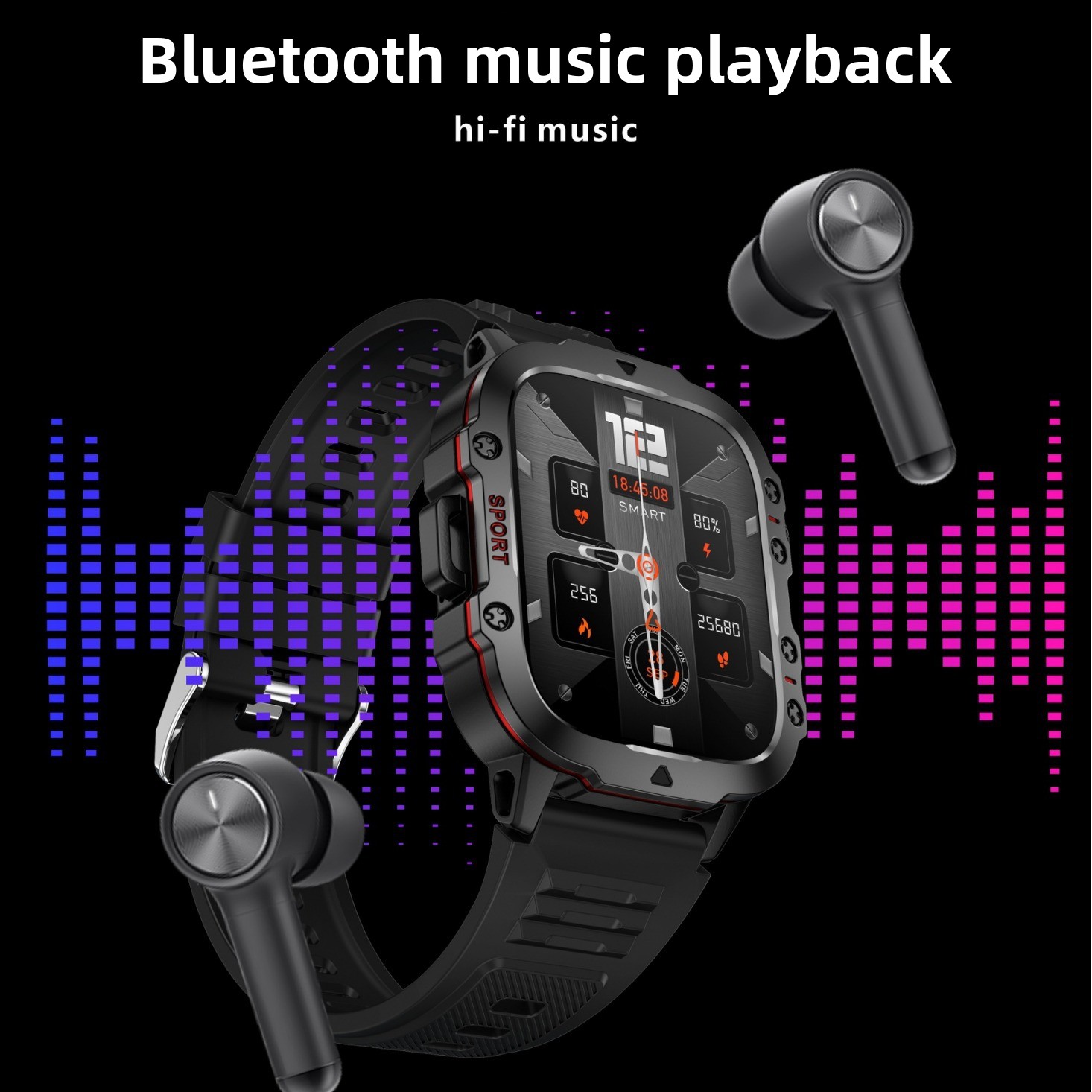 Smart Watch With Bluetooth Calling And Health Tracking Features_voghion.com