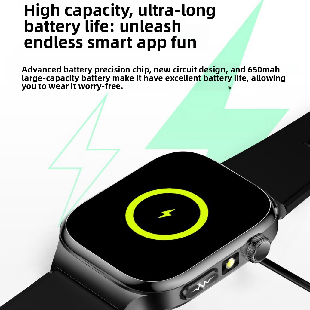 Smartwatch med ekg, blodtryksmåling og bluetooth-opkald_voghion.com