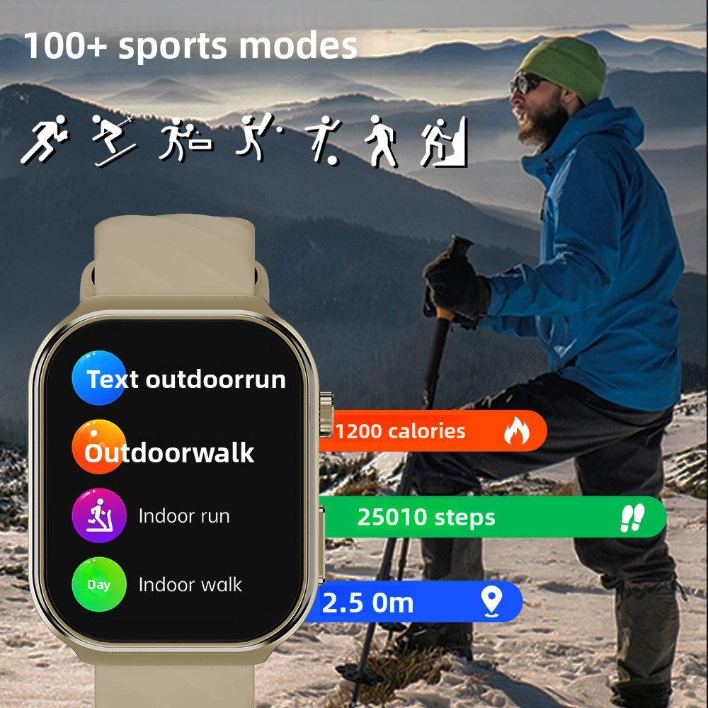 Smartwatch With Bluetooth Calling And Voice Assistant Sports_voghion.com