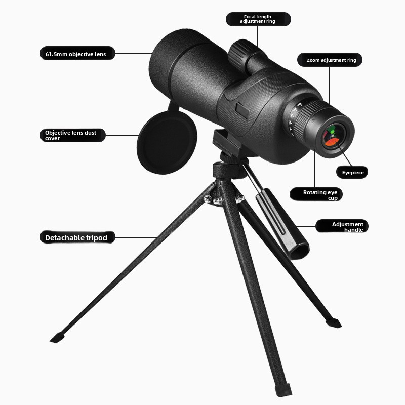 High Power Zoom Monocular Hd Birdwatching Binocular For Outdoors_voghion.com