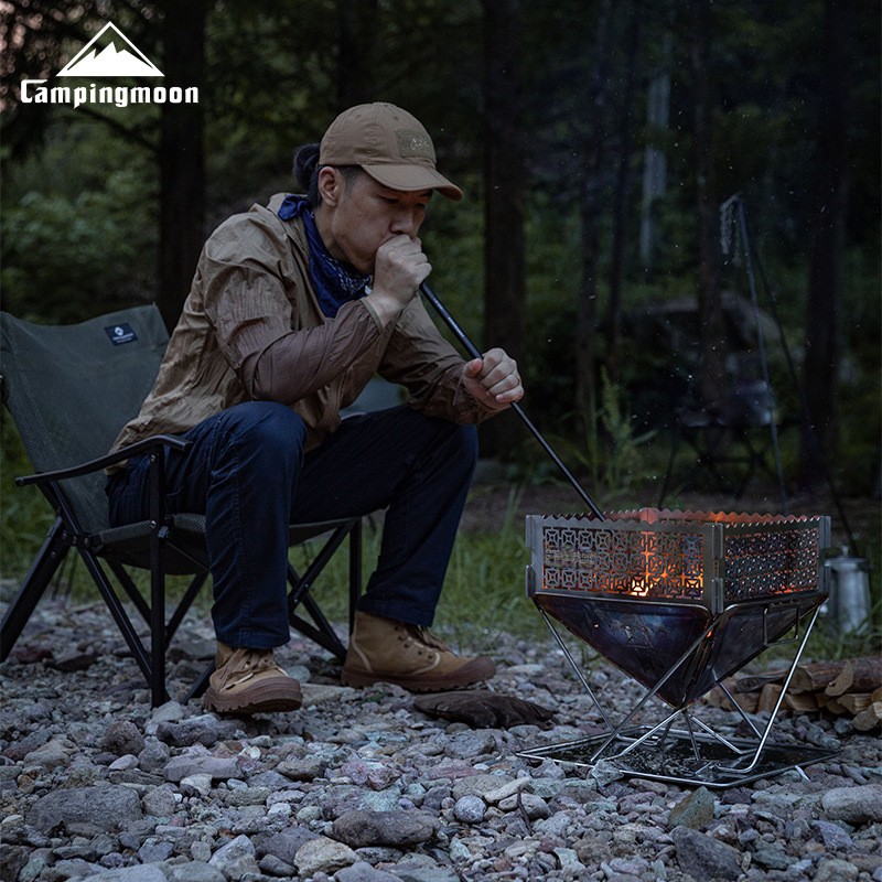 Camping Stool Accessory For Outdoor Fire Pit And Garden Patio_voghion.com