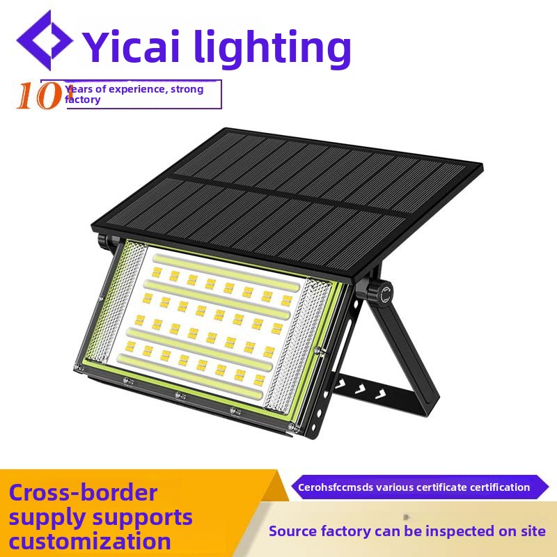 New 2026 New High-power Solar Outdoor High-lumen Smart Light-controlled Garden Lamp With Remote Control And_voghion.com