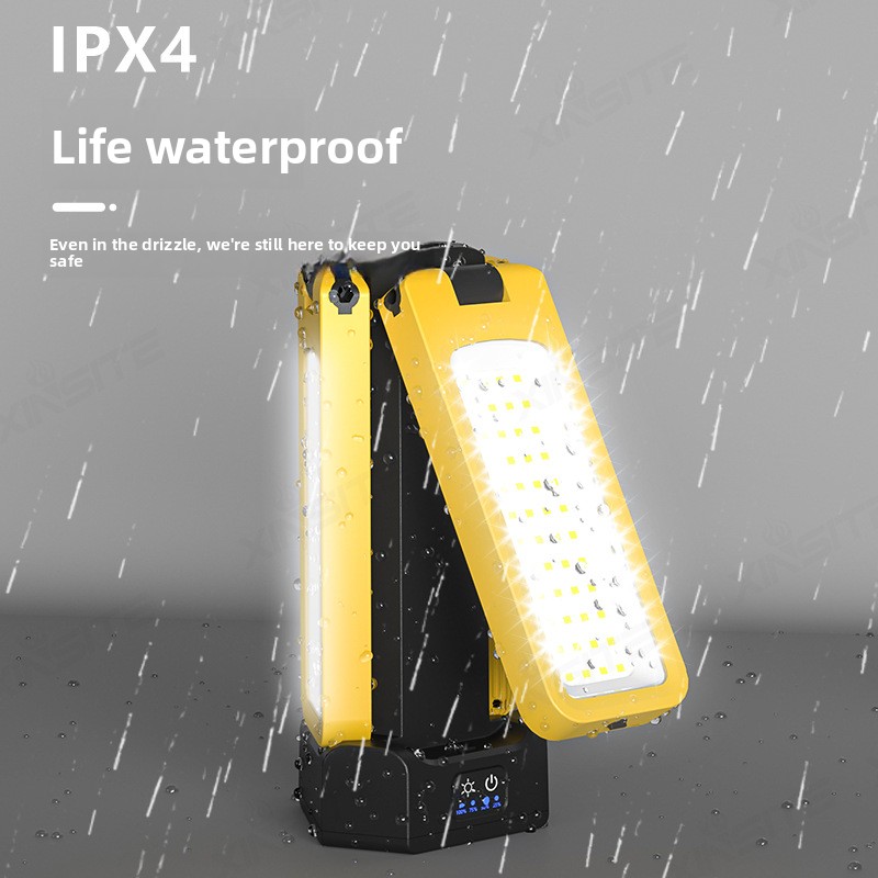 Nieuw model 2026, werkt met magnetische haak, campinglamp, multifunctionele verlichting, LED-zaklamp, draaibare zijlamp._voghion.com