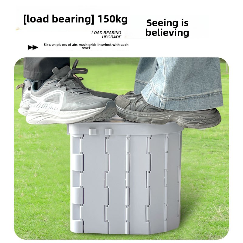 Tragbare Klapptoilette Für Camping Auto Und Outdoor Einsätze_voghion.com