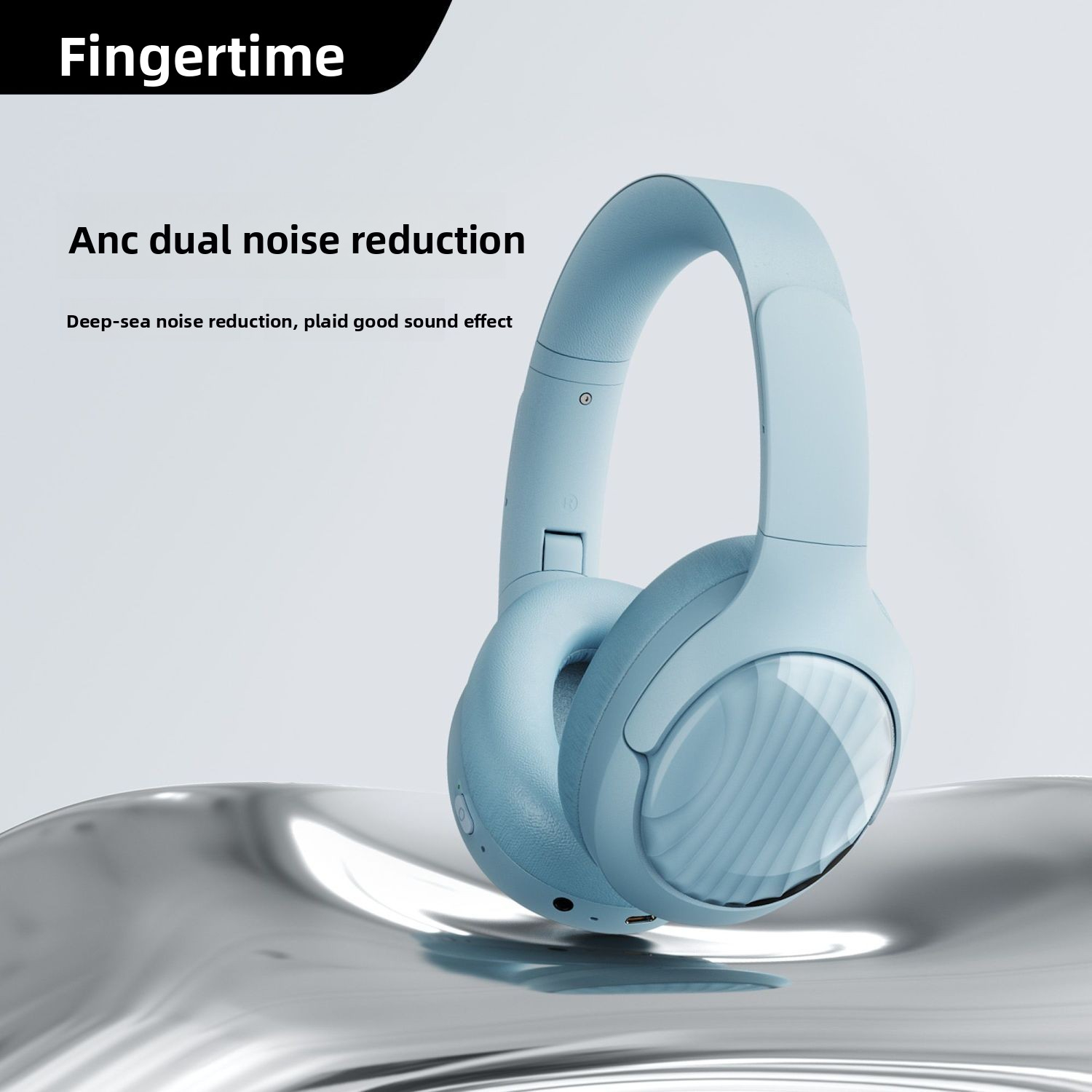2025 ANC Wireless Headphones Over-Ear Bluetooth 5.3 Transparency Mode HiFi Stereo Foldable For Commute Flight Work_voghion.com