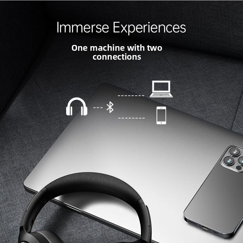 2025 ANC Wireless Headphones Over-Ear Bluetooth 5.3 Transparency Mode HiFi Stereo Foldable For Commute Flight Work_voghion.com