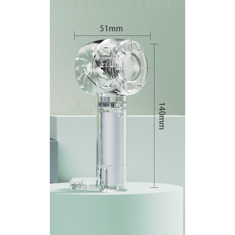 2025 Nuovo mini ventilatore portatile USB a semiconduttore con raffreddamento a ghiaccio trasparente creativo_voghion.com