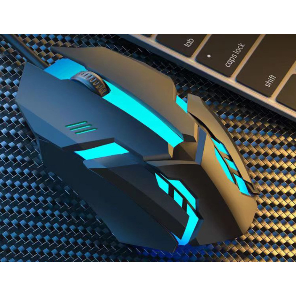 Universal USB Silent Office Mouse With Colorful Backlit - Ideal For Desktop & Business Notebooks_voghion.com