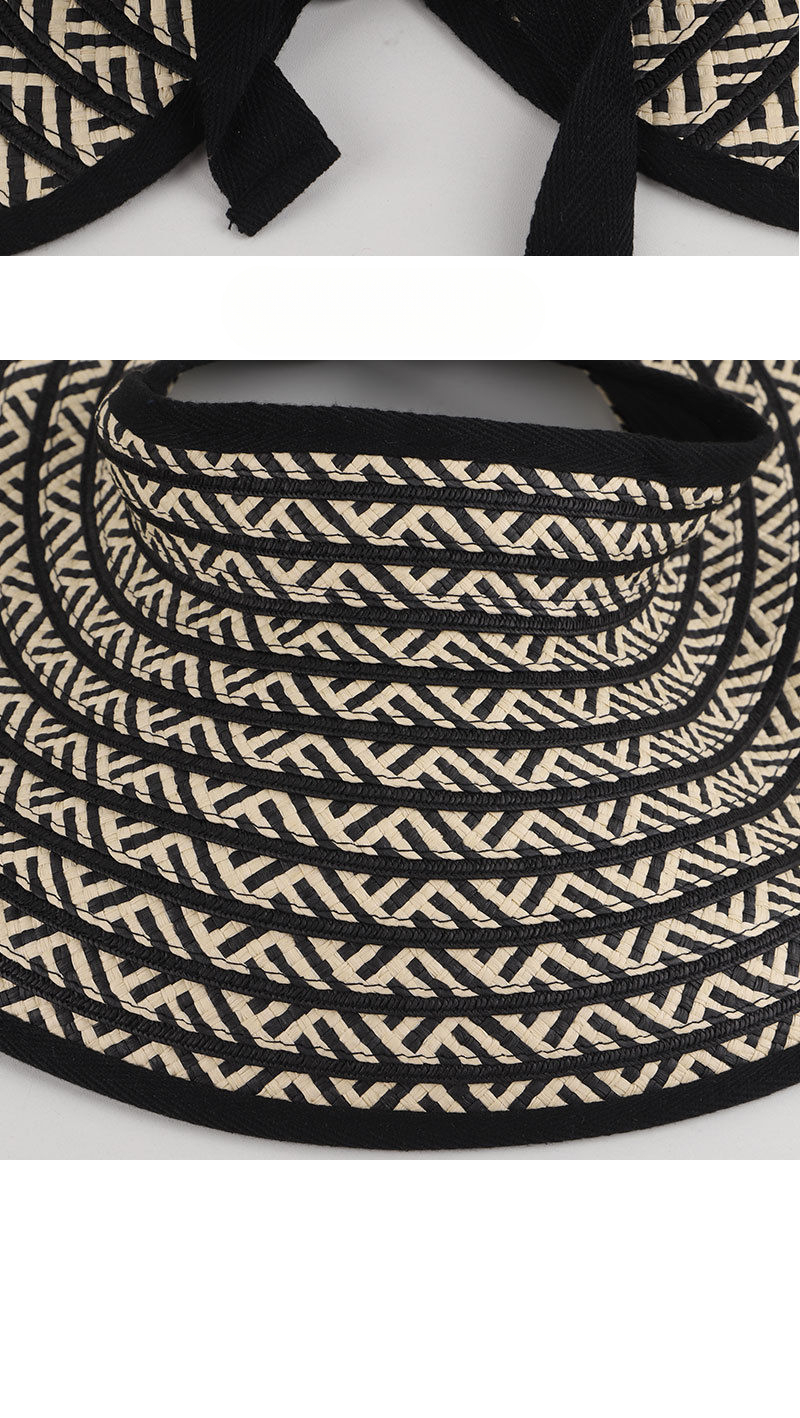 Faltbarer Reisehut mit großer Krempe und offenem Oberteil für Damen, neuer Sommersonnenhut mit UV-Schutz, atmungsaktiver Strohhut_voghion.com